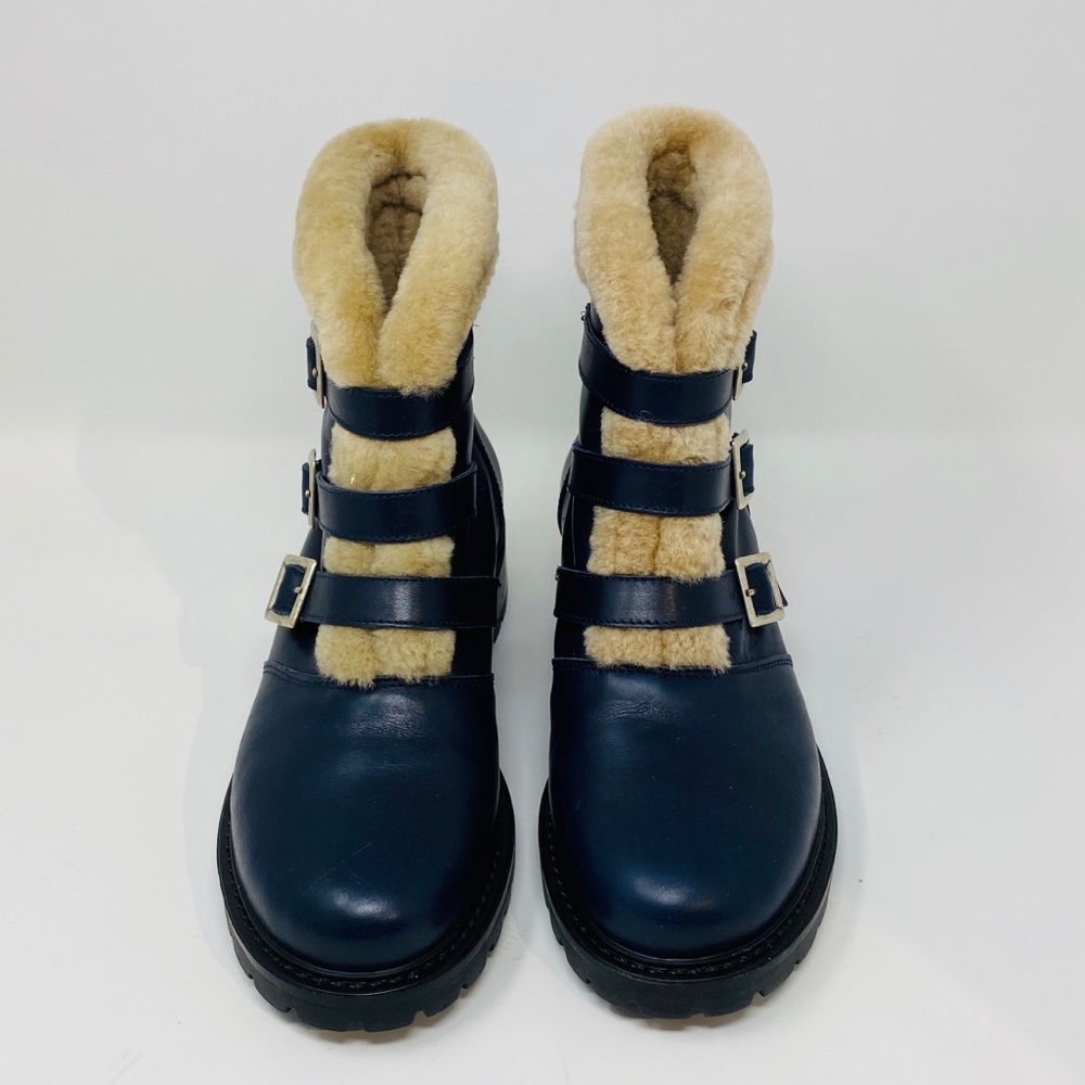 BARNEYS NEW YORK*Leather & Fur Booties US 6.5 $795 - Picture 6 of 8